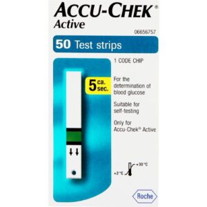 ACCU-CHEK GLUCOSE ACTIVE STRIPS