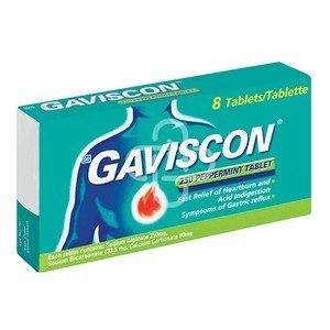 GAVISCON 250 PEPPERMINT