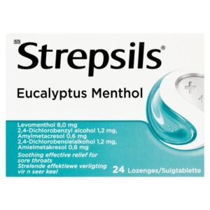 STREPSILS EUCALYPTUS MENTHOL 24S